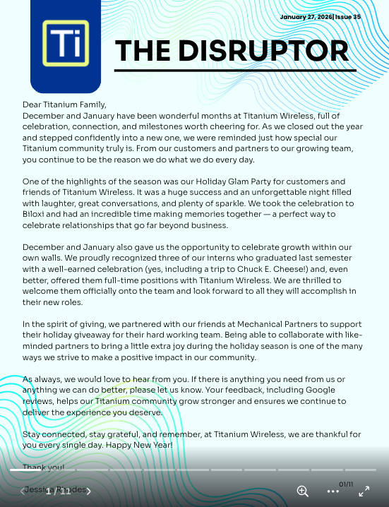 January Newsletter 2026