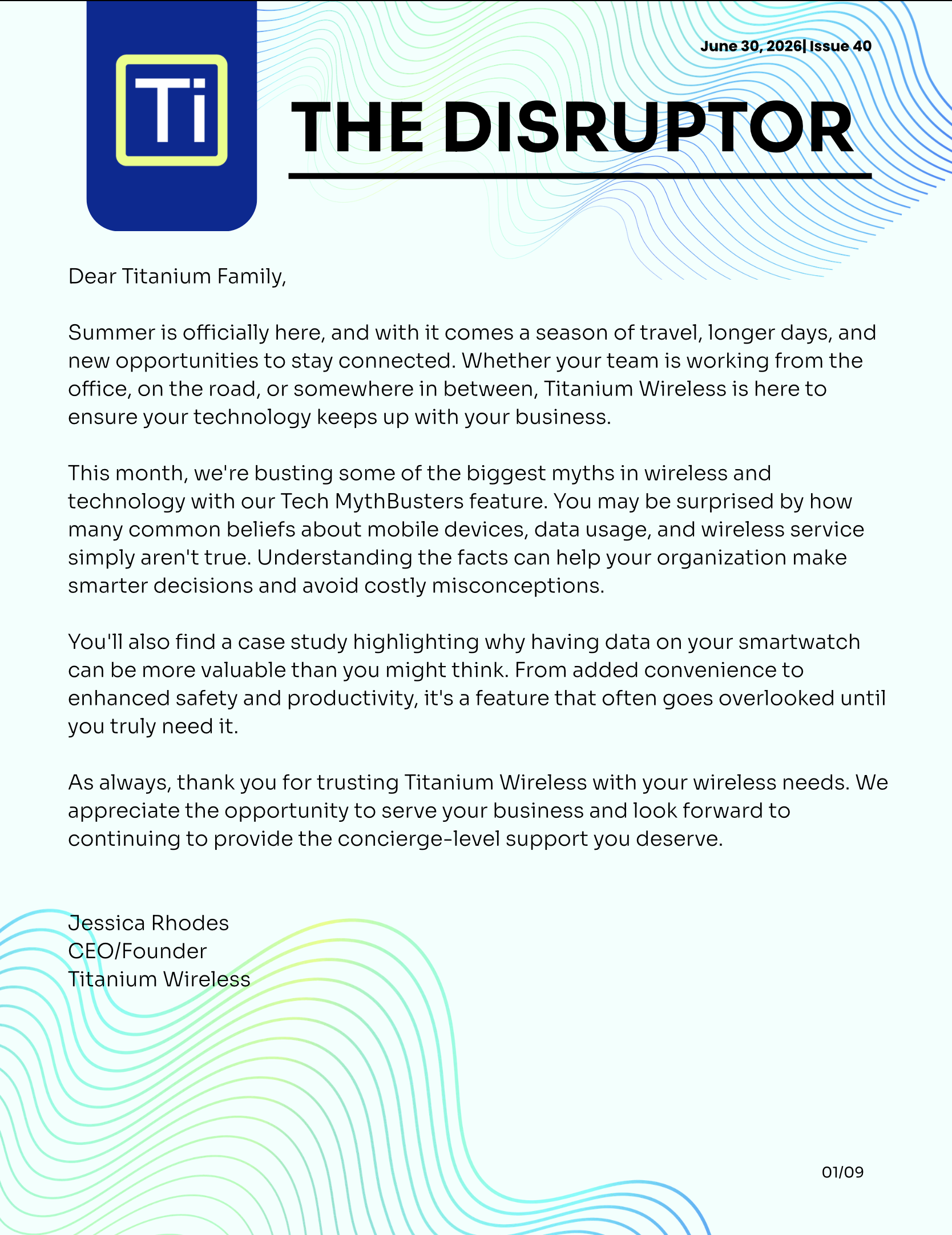 June 2026 Newsletter